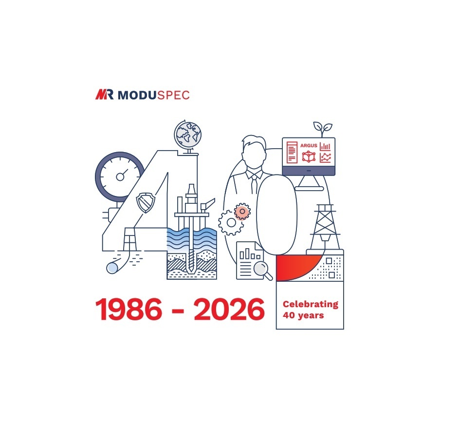 ModuSpec 40-year celebration graphic