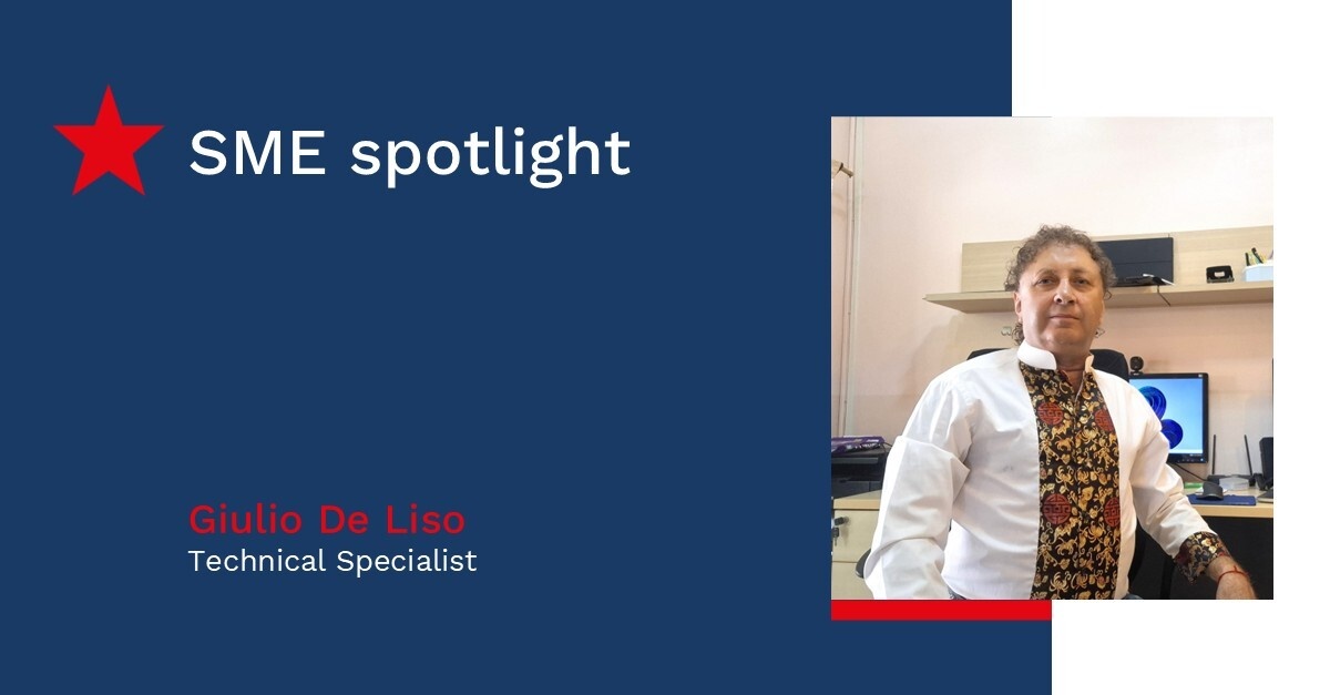 An image of ModuSpec Technical Specialist Giulio De Liso who is featured in our SME spotlight series